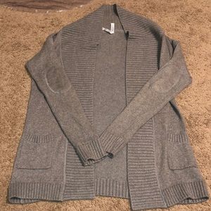 Gray cardigan